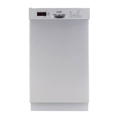 Avanti 18" Built In Dishwasher - DWF18V0W