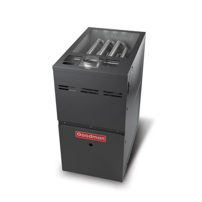 Goodman - 2.5 Ton/60,000 BTU 80% AFUE Gas Furnace and Air Conditioner System - Horizontal - 14 SEER2 - R32 - GLXS3BN3010 / CHPTA3026B3 / GMVC800604BN