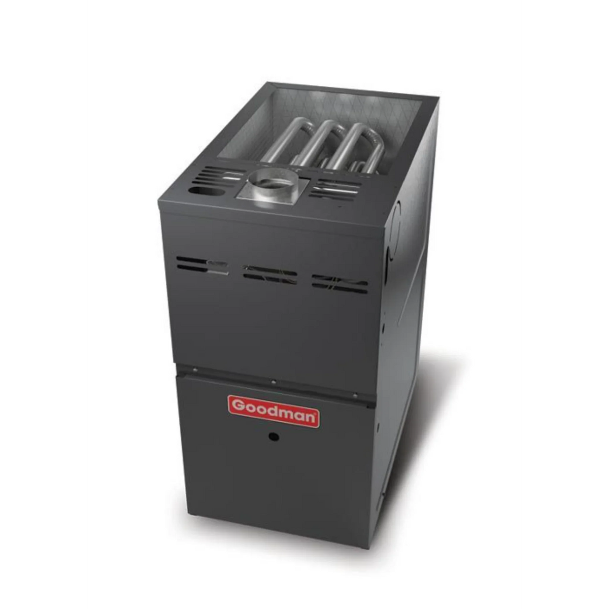Goodman - 1.5 Ton/60,000 BTU 80% AFUE Gas Furnace and Air Conditioner System - Horizontal - 15.2 SEER2 - R32 - CHPTA2426B3