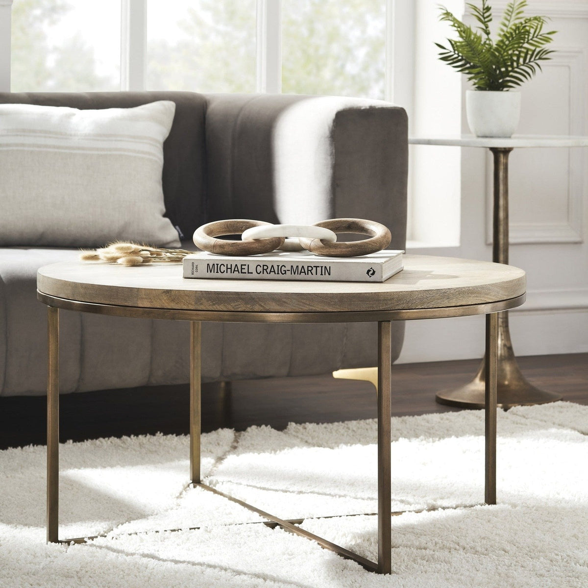 RenWil Liana Odd Shape Coffee Table TA445 - TA445