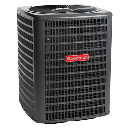 Goodman - 1.5 Ton/18,000 BTU Air Conditioner Condenser - SEER2 15.2 - Single Stage - R32 - GLXS5BA1810