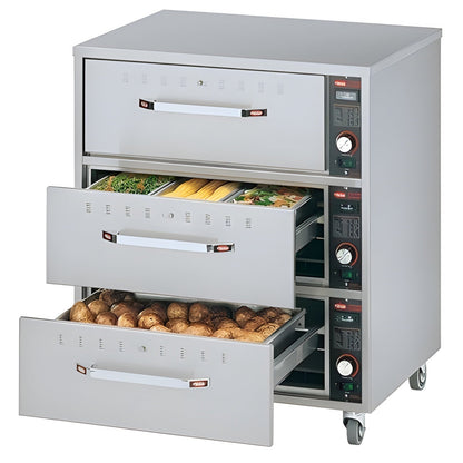 Hatco HDW-3 30" Freestanding 3 Drawer Warmer - 120V, 1 Phase - HDW-3
