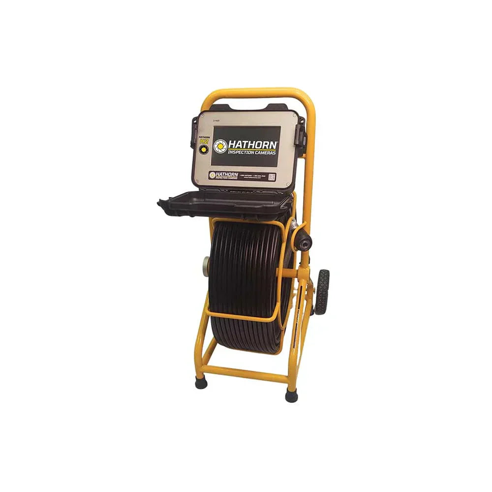 Hathorn H2 Sewer Camera 200FT .400 Push Rod 1.23 Self Leveling Camera - H2-2123-SL