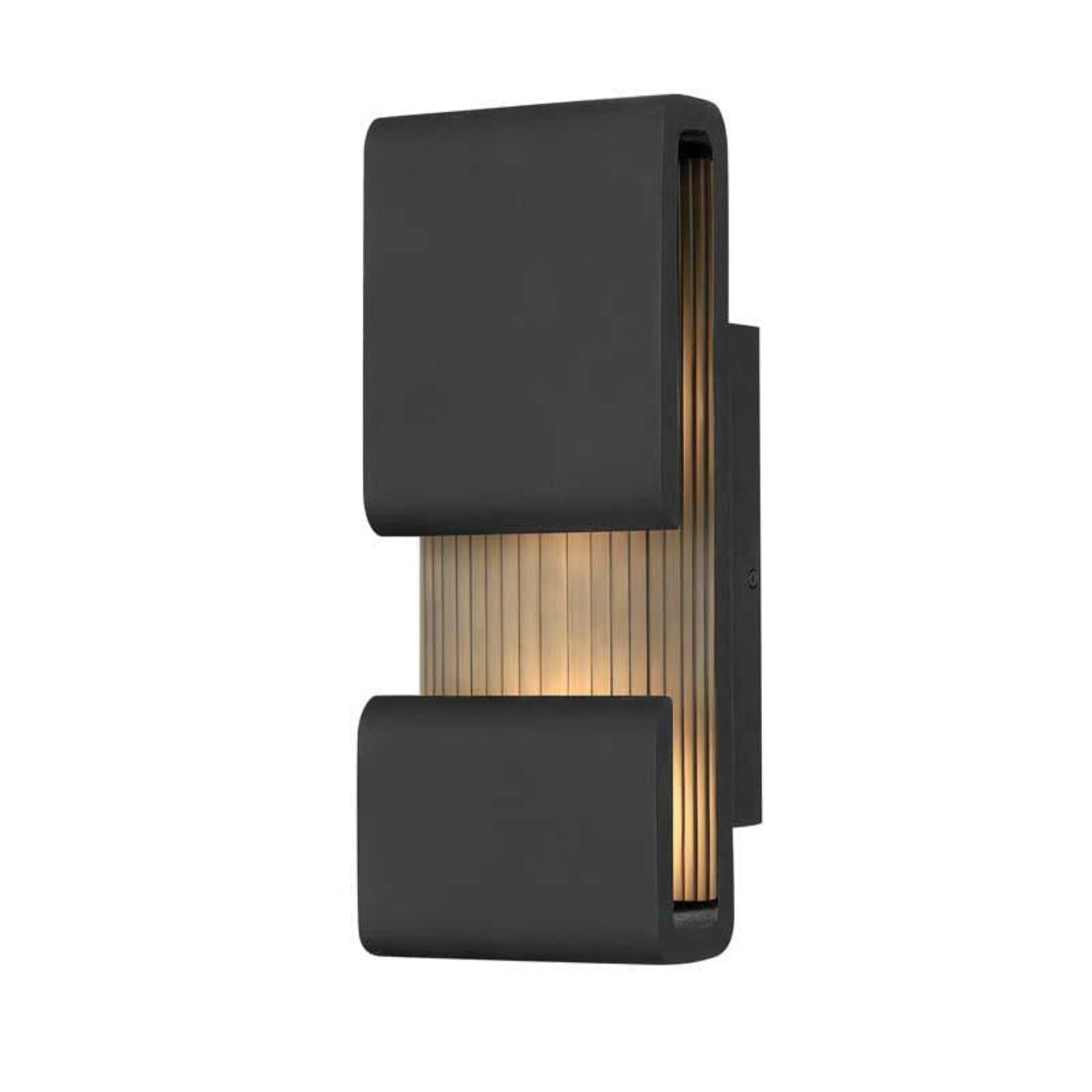 Hinkley Black Outdoor Contour Wall Light - 2810BK