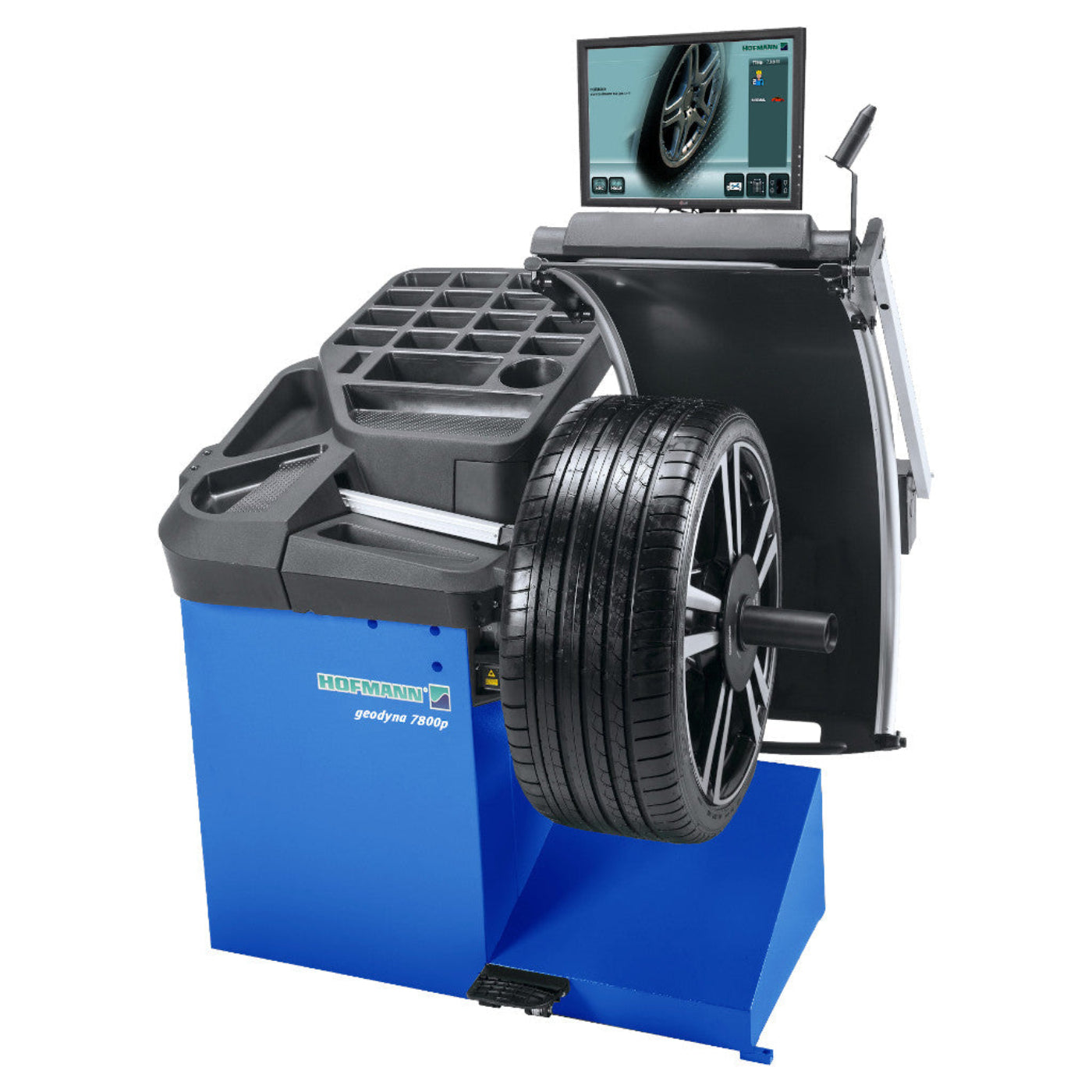 Hofmann | Geodyna 7800P Wheel Balancer with Touchscreen Monitor & Non-Contact Data Entry - EEWB753BEB