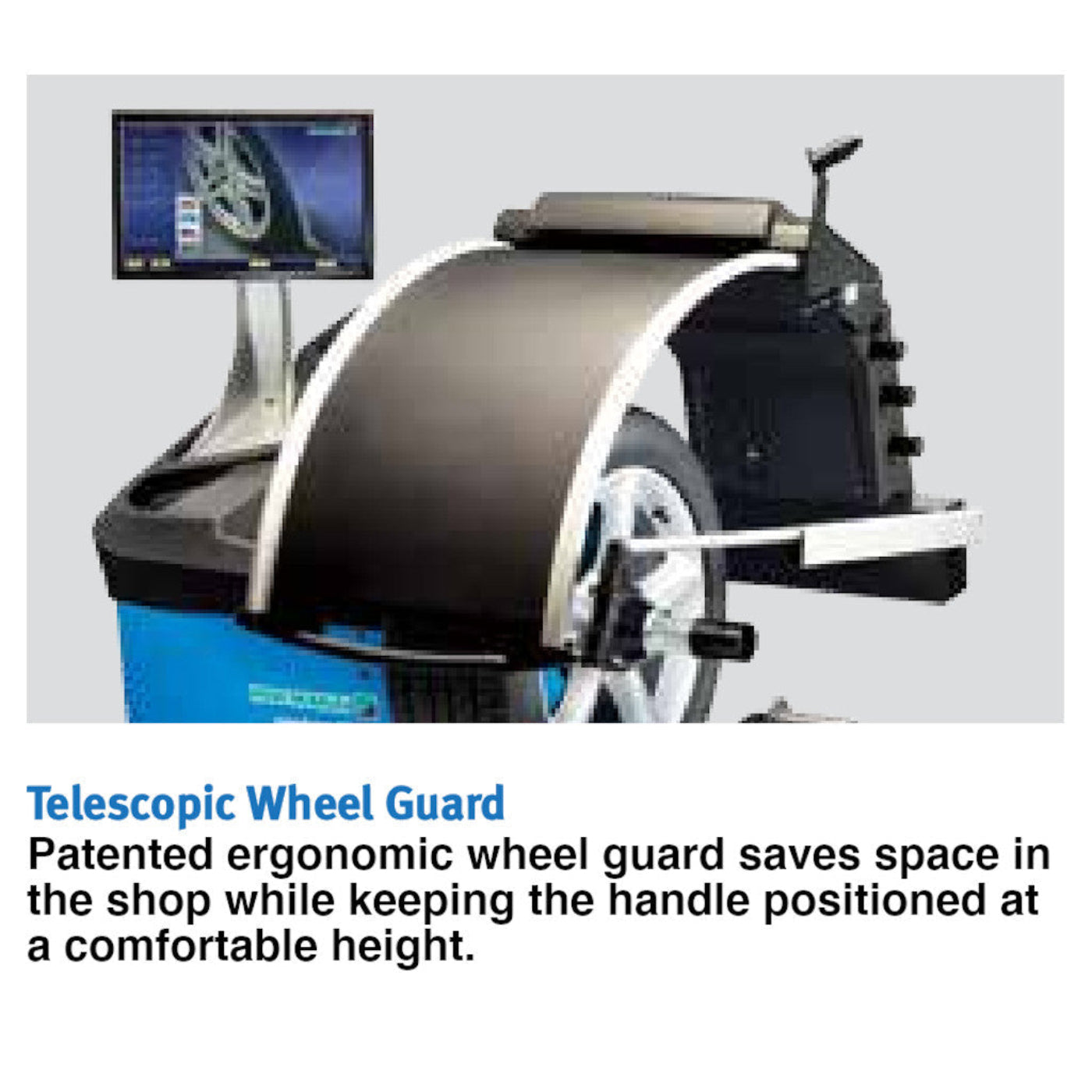 Hofmann | Geodyna 7800P Wheel Balancer with Touchscreen Monitor & Non-Contact Data Entry - EEWB753BEB