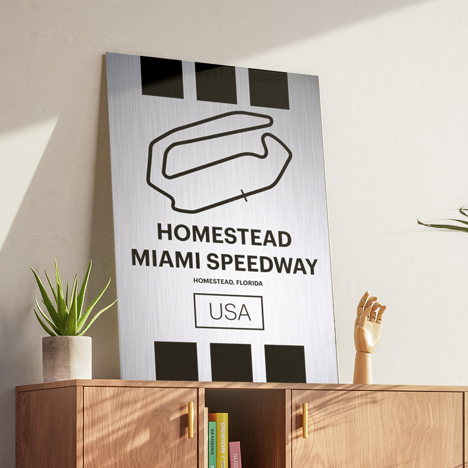 Homestead Miami Speedway - Pista Series - Raw Metal