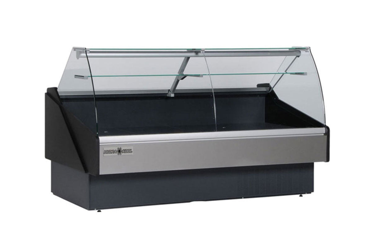 Hydra-Kool  | 101" Wide Self Contained Curved Glass Packaged Meat Deli Display Case - KPM-CG-100-S