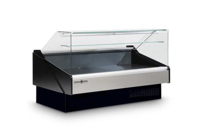 Hydra-Kool  | 60" Wide Remote Flat Glass Packaged Meat Deli Display Case - KPM-FG-60-R