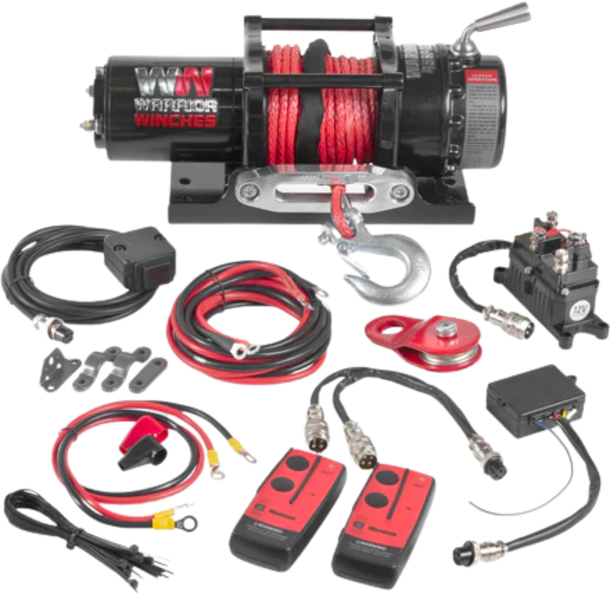 DK2 C4500N-SR 4,500 lbs. Capacity Synthetic Cable Warrior Ninja Series Winch New - C4500N-SR