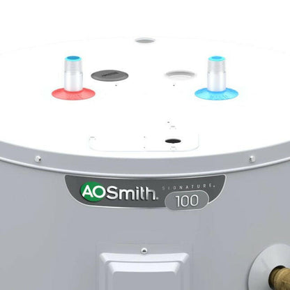 A.O. Smith  Signature 100 38-Gallon Lowboy  4500-Watt Double Element Electric Water Heater - Item #816156 | Model #E6-40L45DVB