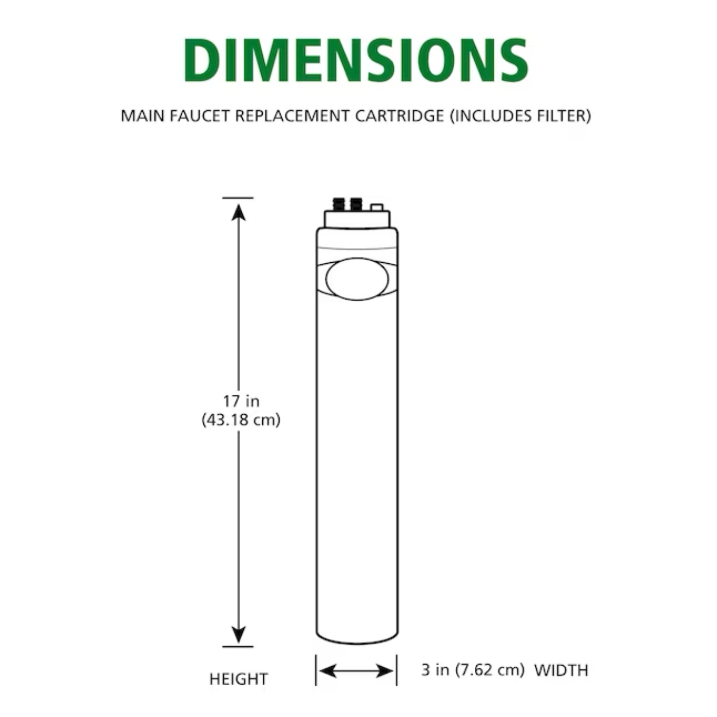 A.O. Smith Advanced Direct Connect Single-stage Carbon Block Under Sink Water Filtration System - Item # 12231962 | Model # AO-MF-ADV