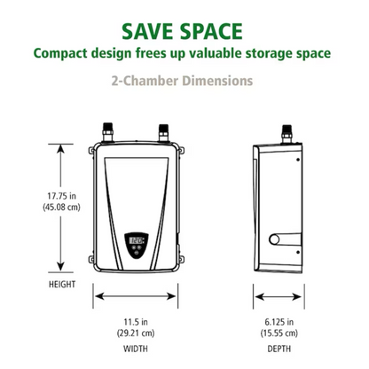 A.O. Smith Signature Series 240-Volt 18-KW 1.6-GPM Tankless Electric Water Heater - R2VR-180E