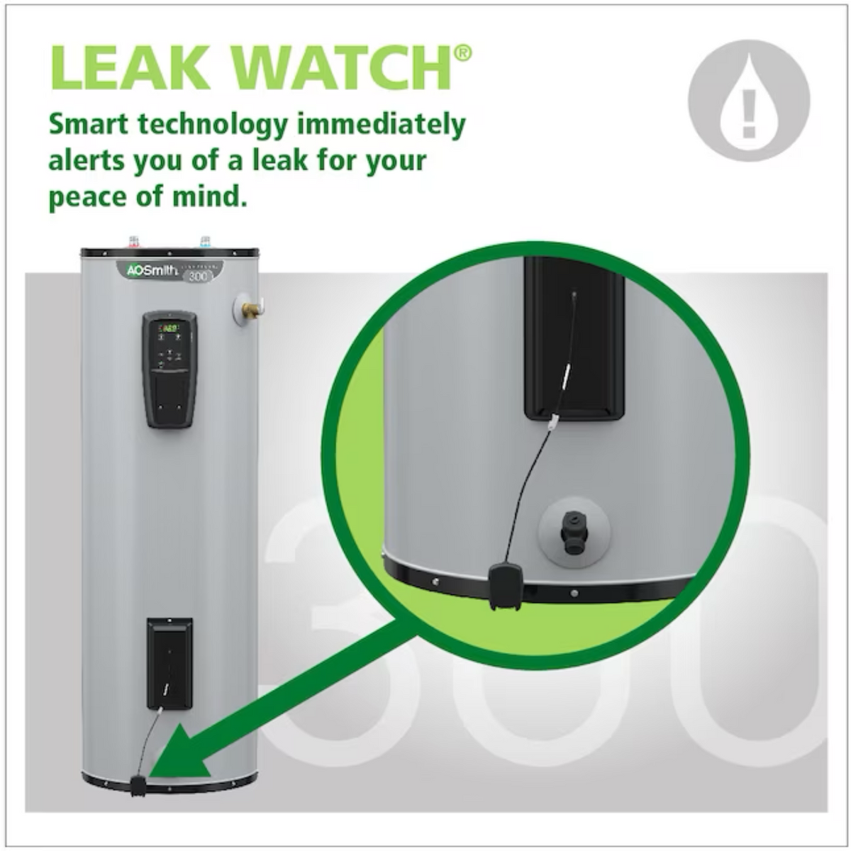 A.O. Smith Signature 300 50-Gallons Short  5500-watt Double Element Smart Electric Water Heater with Leak Detection - Item #3806370 | Model #EE9-50R55DV