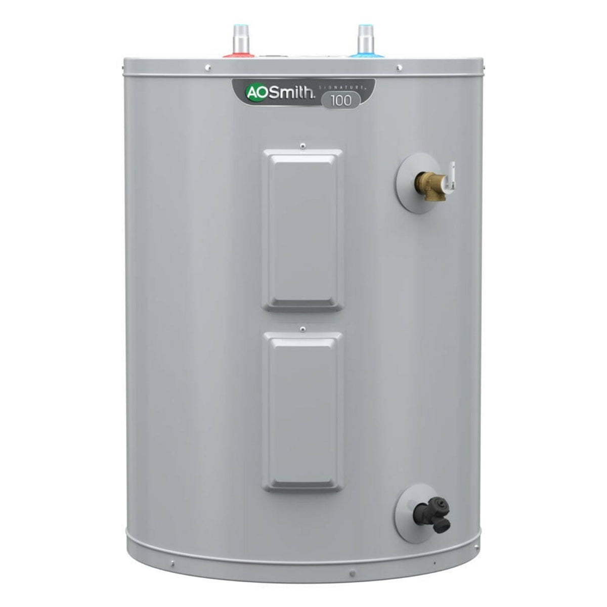 A.O. Smith  Signature 100 28-Gallon Lowboy 6-year Limited Warranty 4500-Watt Double Element Electric Water Heater - E6-30L45DVB