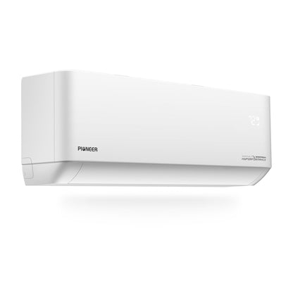 Pioneer Quantum Hyperformance 9,000 BTU 25 SEER2 230V High-Wall Ductless Energy-Star Mini-Split Air Conditioner Inverter Hyper Heat Pump Full Set - WYT009GLSI25RH-10S