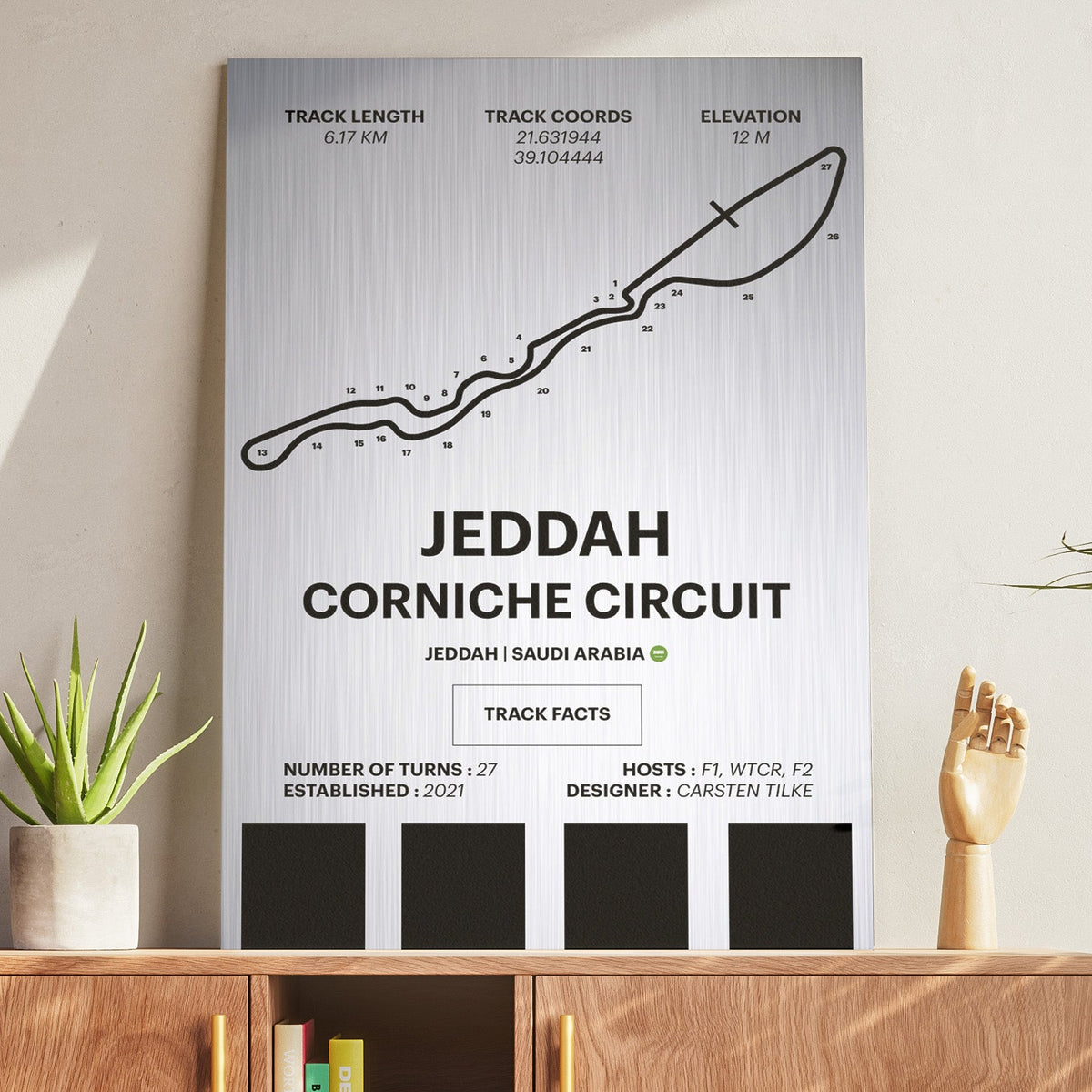 Jeddah Corniche Circuit - Corsa Series - Raw Metal