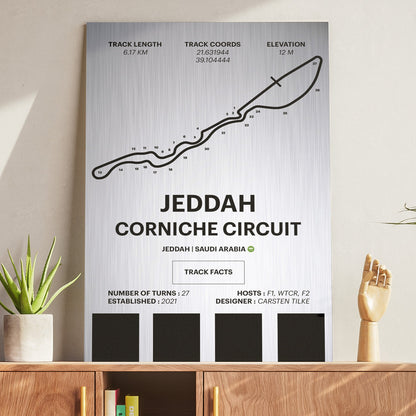 Jeddah Corniche Circuit - Corsa Series - Raw Metal