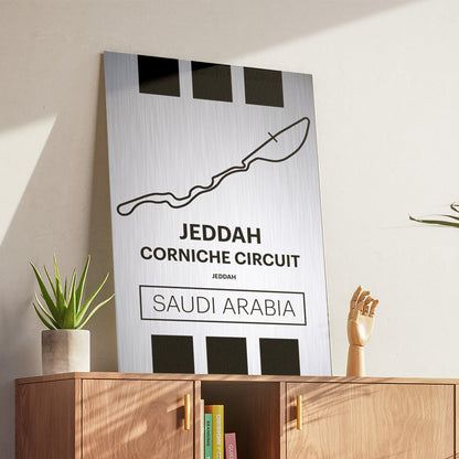Jeddah Corniche Circuit - Pista Series - Raw Metal