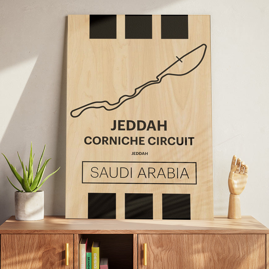 Jeddah Corniche Circuit - Pista Series - Wood