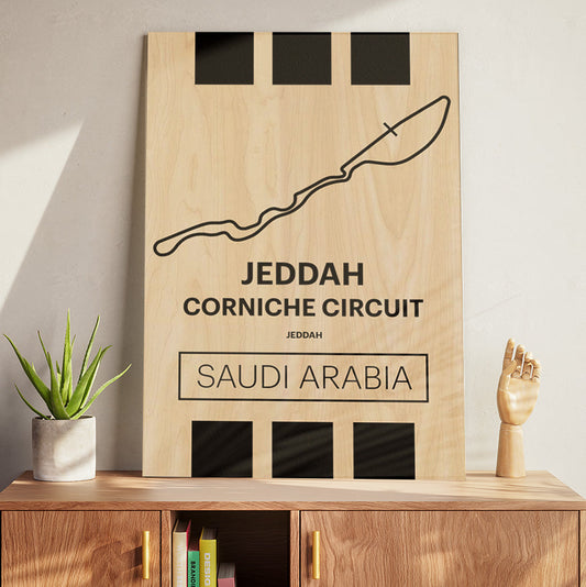 Jeddah Corniche Circuit - Pista Series - Wood