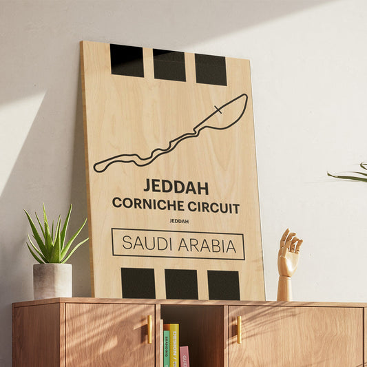 Jeddah Corniche Circuit - Pista Series - Wood