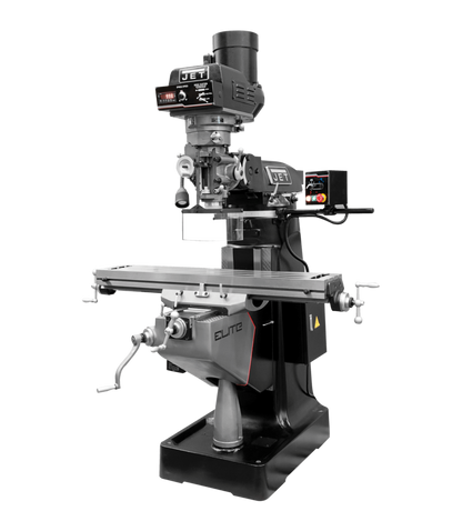 JET Elite ETM-949 Mill with 2-Axis ACU-RITE 303 DRO and X, Y-Axis JET Powerfeeds - JT9-894133