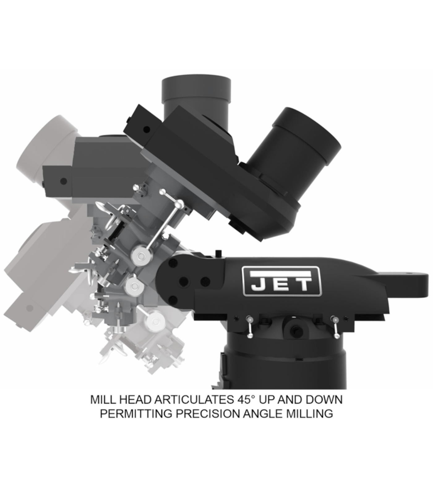 JET Elite EVS-949 Mill with 3-Axis Newall DP700 (Quill) DRO - JT9-894358