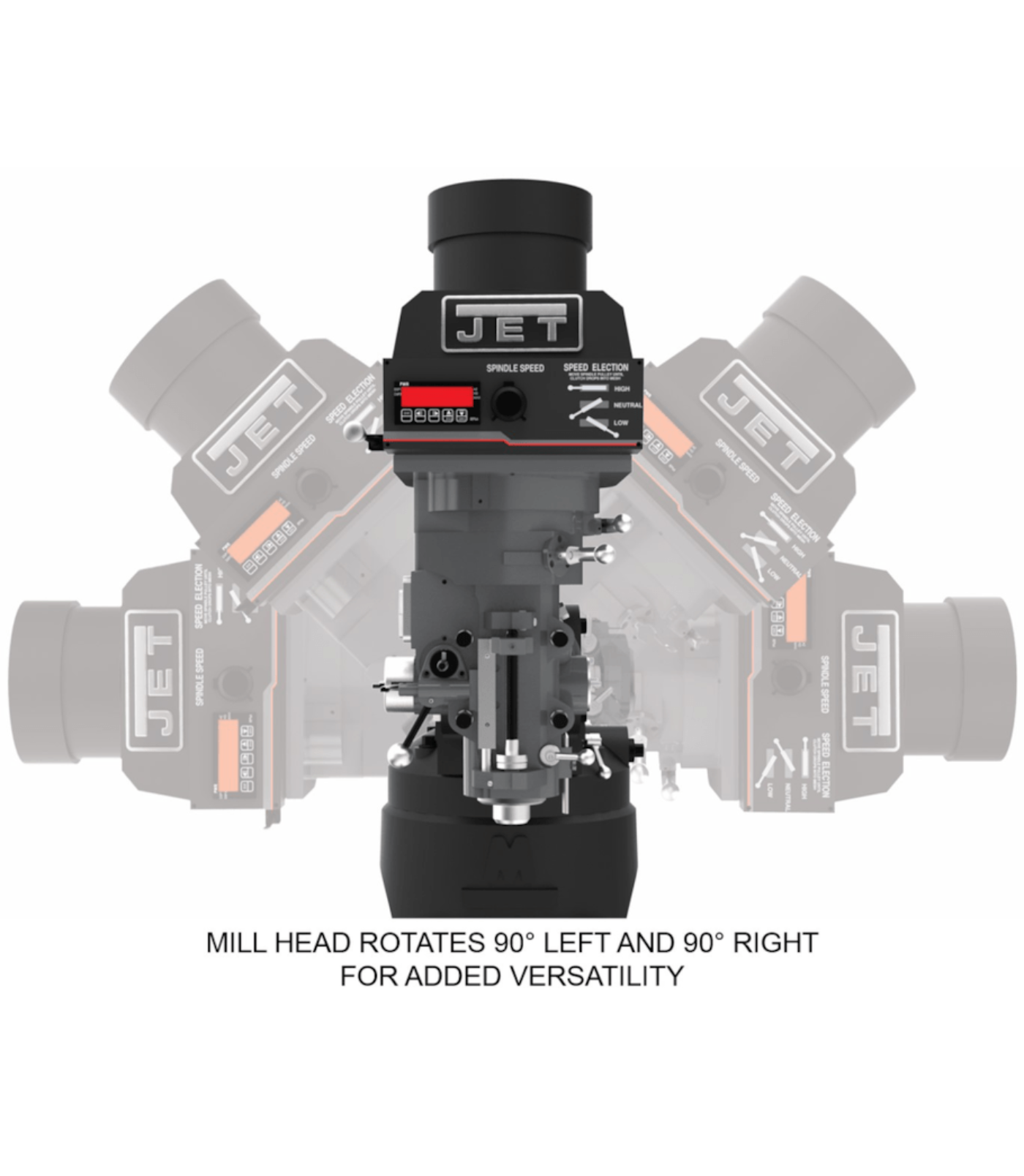 JET Elite ETM-949 Mill with 3-Axis ACU-RITE 303 (Knee) DRO - JT9-894144