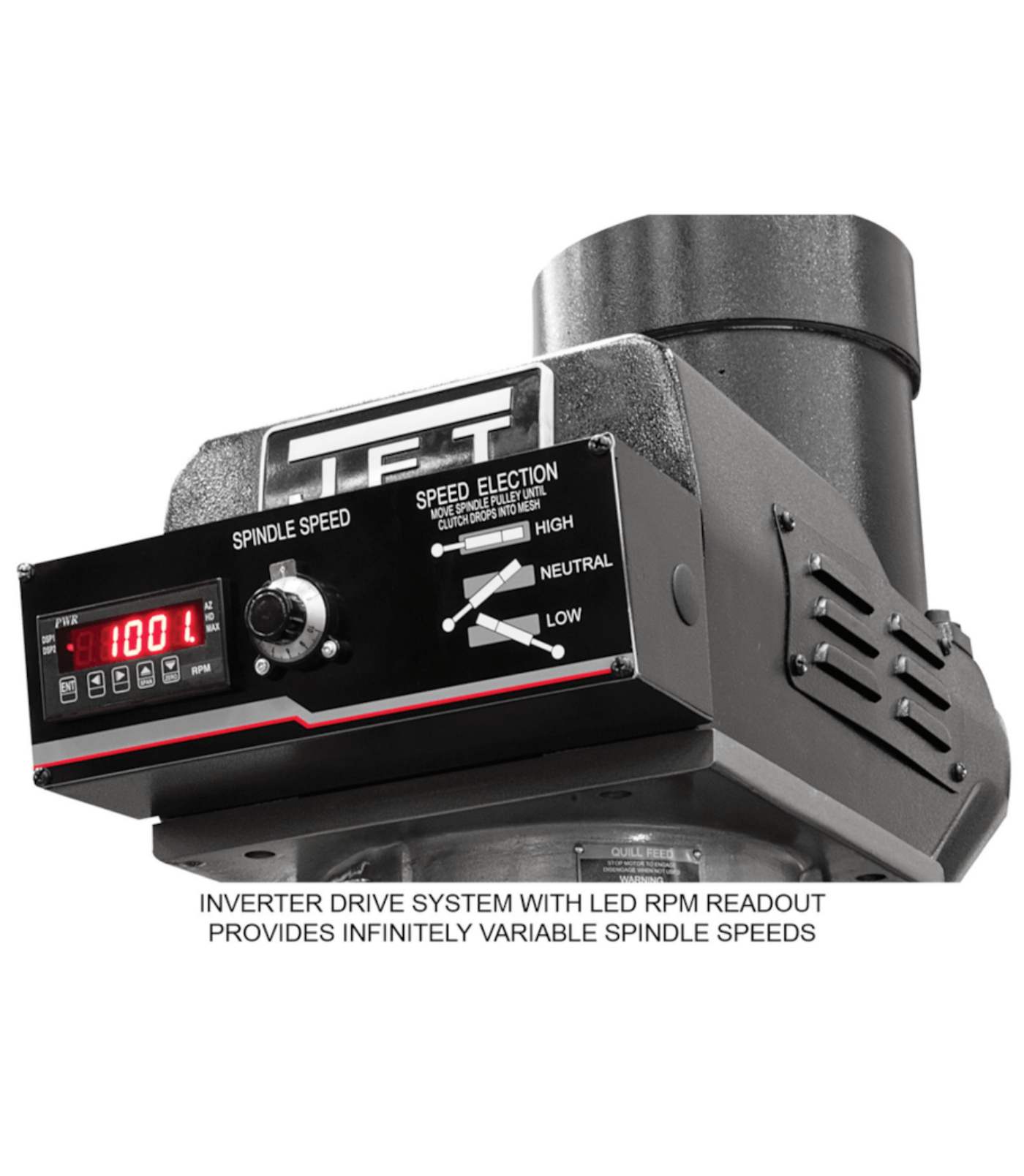 JET Elite ETM-949EVS, Elite 9x49 Electronic Variable Speed Mill 230V, 3Ph - JT9-894050