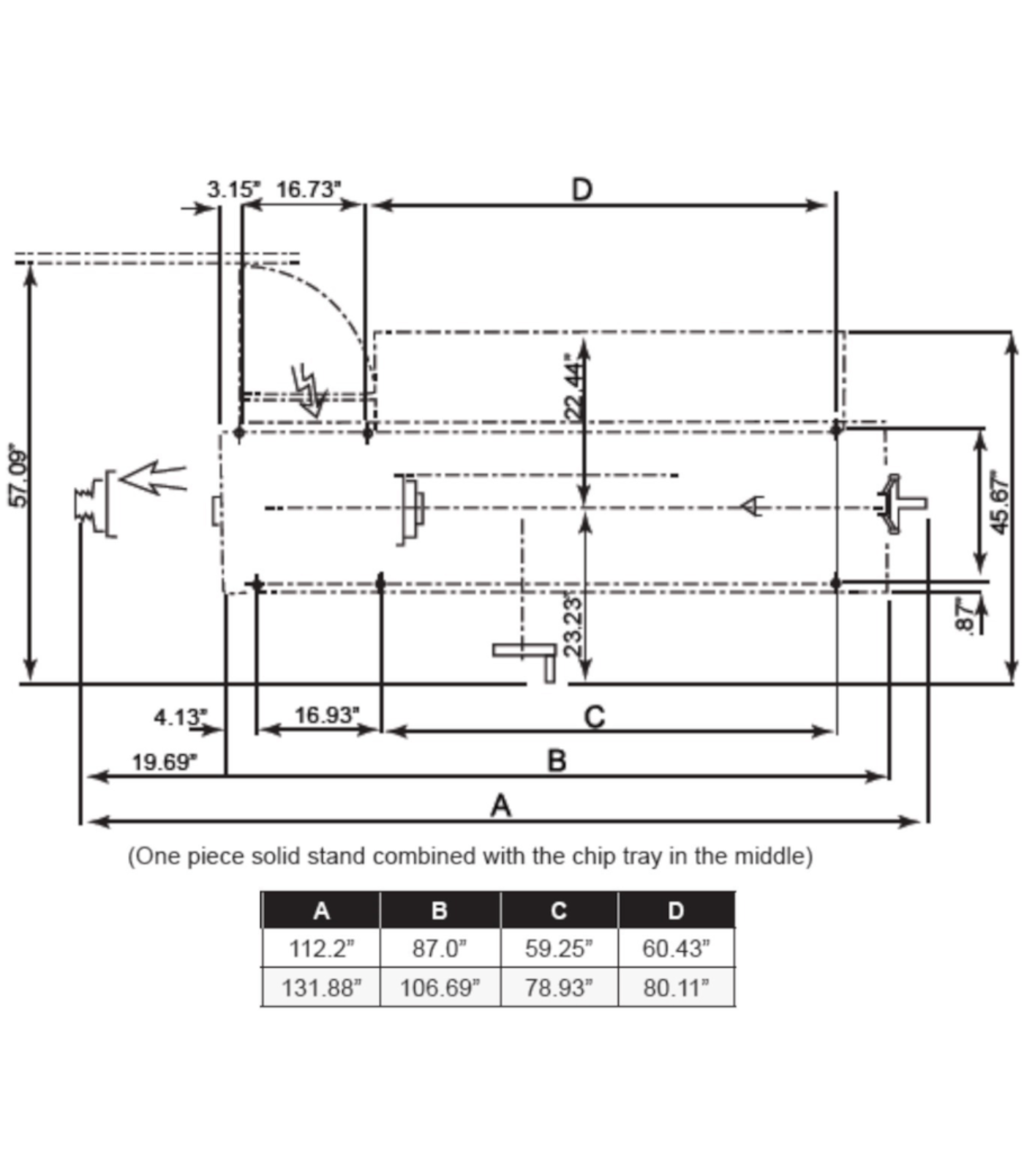 JET Elite Lathe E-1236VS with ACU-RITE 303 CSS DRO - JT9-892315