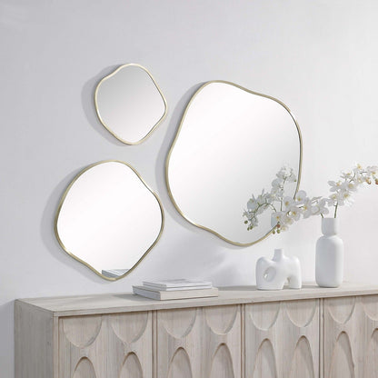 RenWil Nucleus Round, Irregular Mirror Only for Renwil Brand (collaboration with Steven Sabados) - MT2549