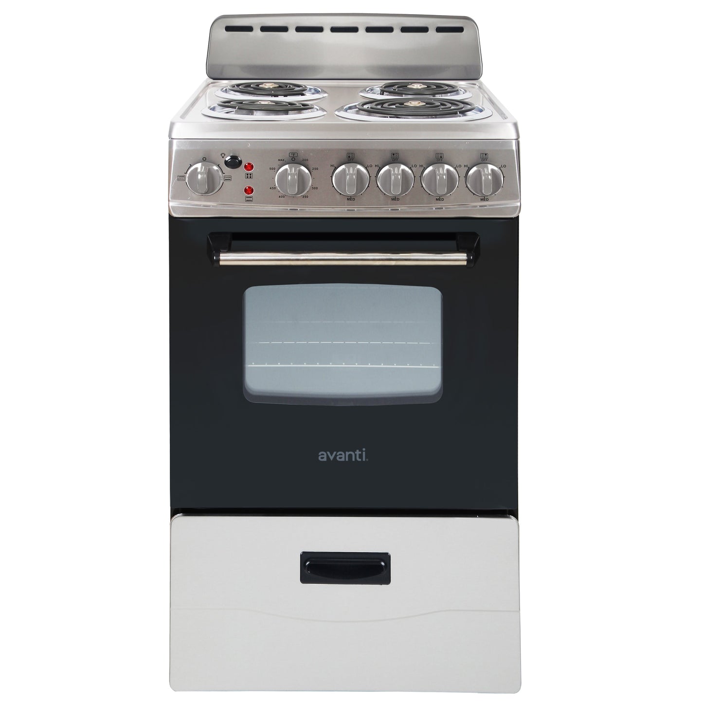 Avanti 20" Electric Range Oven with Framed Glass Door - ERU200P3S