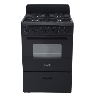 Avanti 24" Compact Gas Range Oven - GR2414CW
