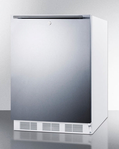Accucold Summit - 24" Wide Built-In Refrigerator-Freezer, ADA Compliant  -  CT66LWBISSHHADA