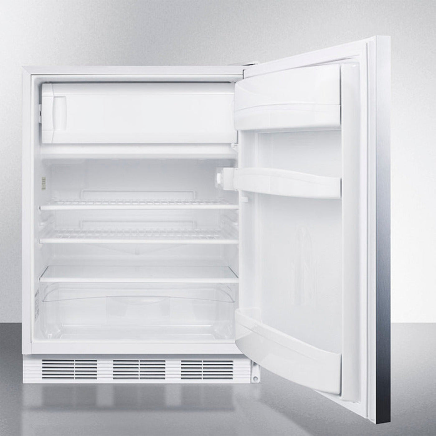 Accucold Summit - 24" Wide Built-In Refrigerator-Freezer, ADA Compliant  -  CT66LWBISSHHADA
