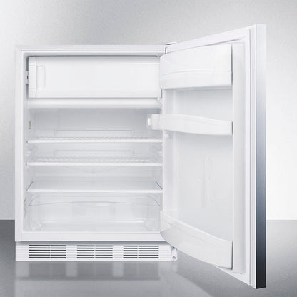Accucold Summit - 24" Wide Built-In Refrigerator-Freezer, ADA Compliant  -  CT66LWBISSHHADA