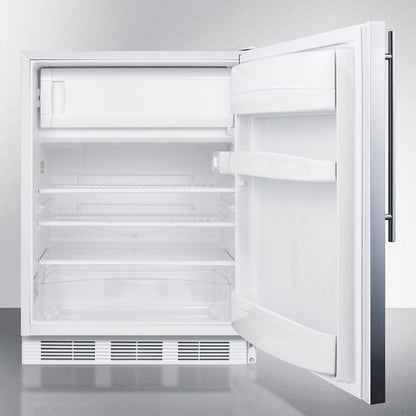 Accucold Summit - 24" Wide Built-In Refrigerator-Freezer, ADA Compliant  -  CT66LWBISSHVADA