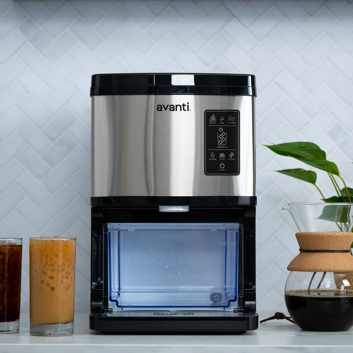 Avanti Digital Nugget Ice Maker with Dispenser - NIMDTS3326S-IS