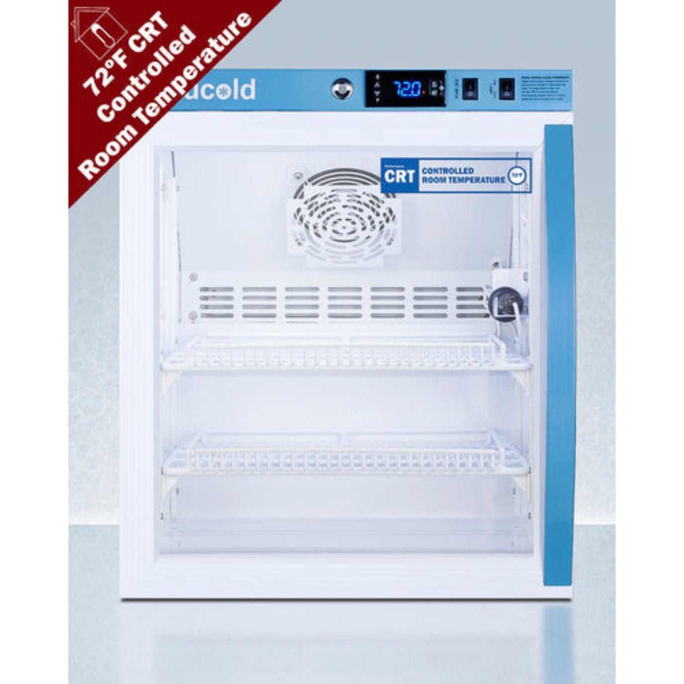 Accucold - 2 Cu.Ft. Compact Controlled Room Temperature Cabinet - ARG2PV-CRTLHD