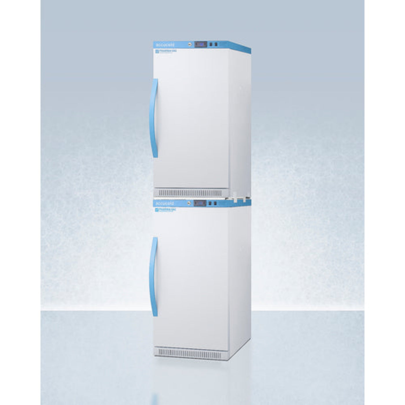 Accucold - 20" Wide Performance Series All-Refrigerator/All-Freezer Combination - ARS32PVBIADA-AFZ2PVBIADASTACK