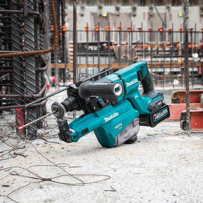 Makita 40V Max XGT️ 1-1/8in AVT Rotary Hammer Kit with Dust Extractor & FREE Makita GRH07ZW - GRH07M1W