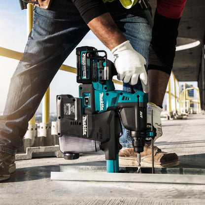 Makita 40V Max XGT️ Rotary Hammer Kit 1-1/8In AVT with Dust Extractor - GRH01M1W