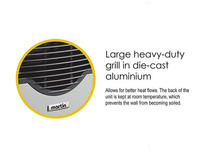 Martin MDV20VP 20000 BTU Direct Vent Thermostatic Built-In Propane Wall Heater Furnace New