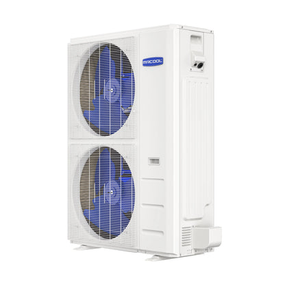 MRCOOL Hyper Heat 2nd Gen 48K BTU, 4 Ton, 16.5 SEER2 Heat Pump Condenser and Ducted Air Handler with 35 Ft. R-454B No-Vac Lineset  - CENTRAL-48-HP-230B35