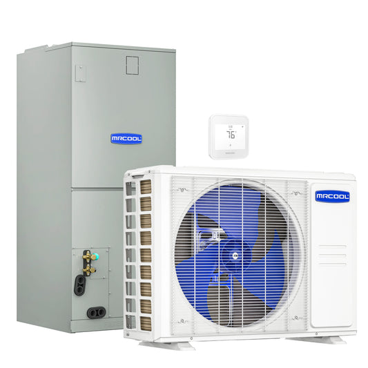 MRCOOL VersaPro 2nd Gen Central Split System with 36K BTU, 3 Ton, 16.1 SEER2, Heat Pump Condenser and Ducted Air Handler  - MVP-36-HP-230A00-O