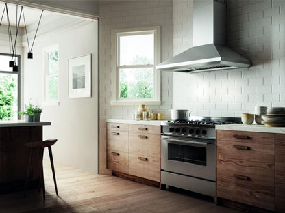 ELICA ELN136S2 LEONE Wall Mount Range Hood 36" wide - 1200CFM in Stainless Steel - ELN136S2