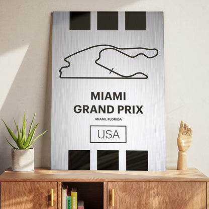 Miami Grand Prix - Pista Series - Raw Metal