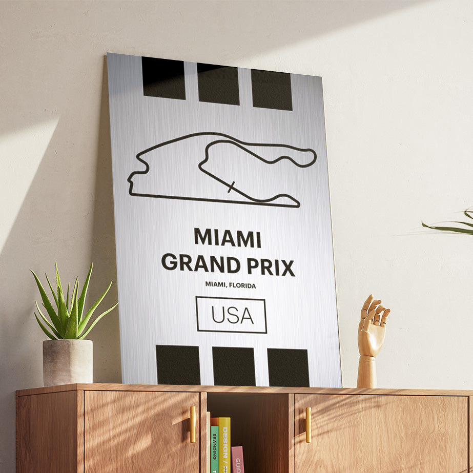 Miami Grand Prix - Pista Series - Raw Metal