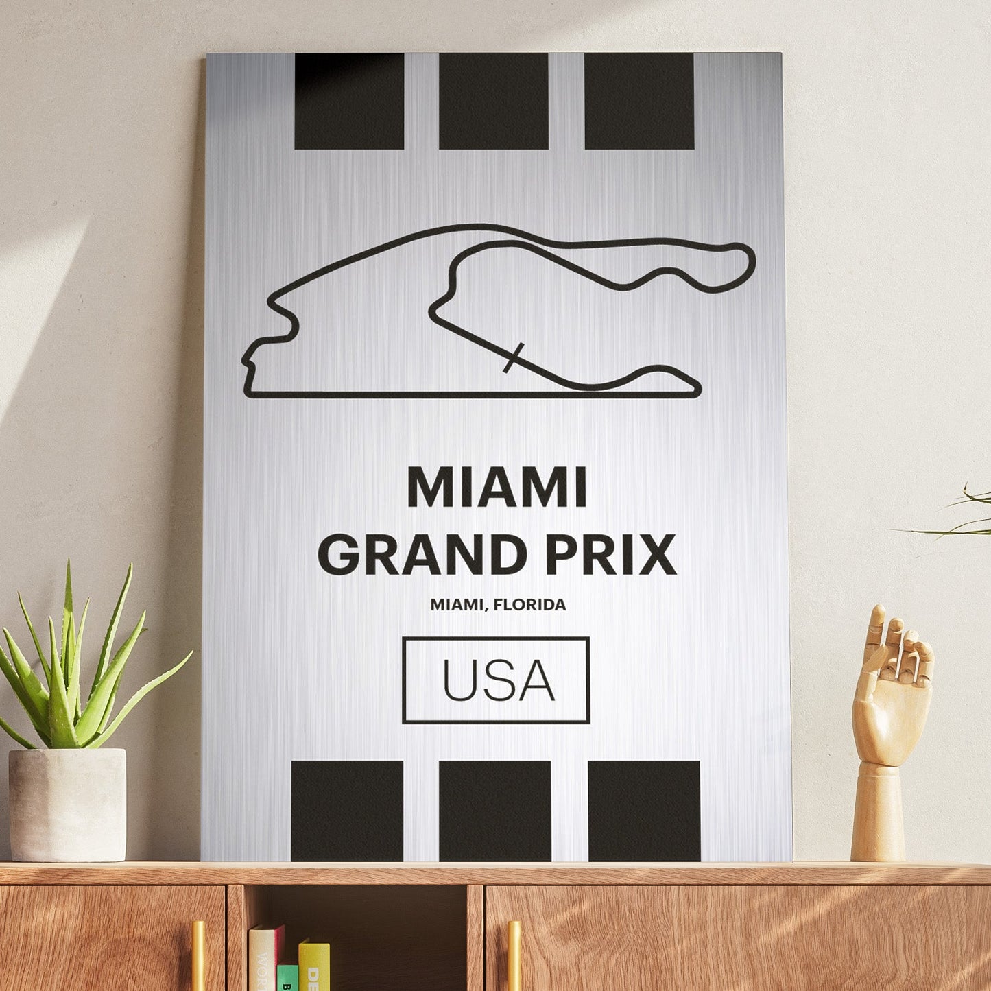 Miami Grand Prix - Pista Series - Raw Metal